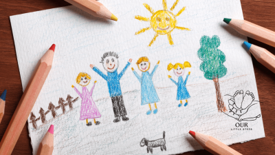 A caring parent holding a newborn baby wrapped in a soft blanket, symbolizing love and guidance for new parents.