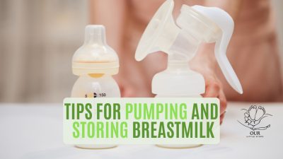 Breast pump and storage bags on a table, ready for use by a working mother.