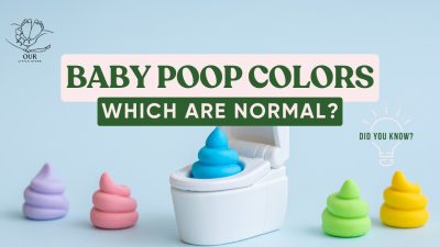 Baby poop colors: This image explores the variety of colors baby poop can be, helping parents understand what's normal and what's not.
