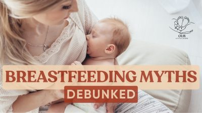Breastfeeding myths busted: This image challenges common misconceptions about breastfeeding, empowering parents with accurate information.