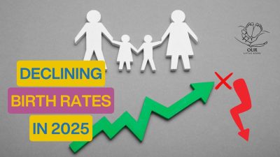 A modern family with one child enjoying quality time at home, reflecting changing parenting trends in 2025.