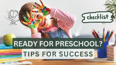 Preschool preparation: This image depicts a child feeling confident and excited about starting preschool, illustrating the positive impact of preparation and support.