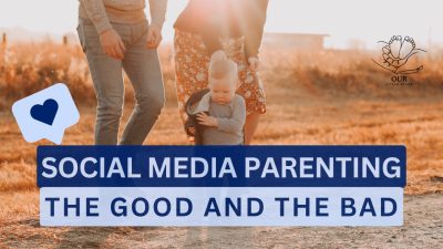 Social media's influence on parenting: This image explores the impact of social media on modern parenting, highlighting both the positive and negative aspects.
