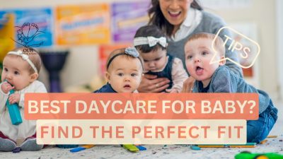 Choosing a daycare: This image portrays a positive and nurturing daycare environment, highlighting the importance of finding the right fit for your baby.